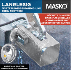 Aanhangwagenslot – Anti diefstal – Gehard staal - Zilver