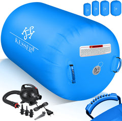 Airtrack - Turnmat - Gymnastiek Rol - 120x60 cm - Blauw - KESSER®