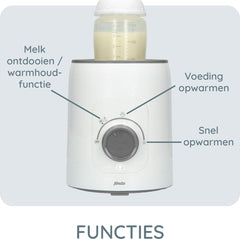 Alecto BW600 - Flessenwarmer met Snelle Opwarming (210W) - Wit •
