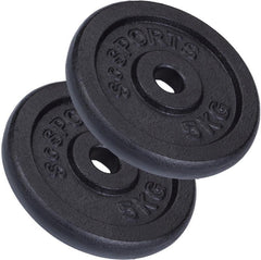 Halterschijven - Halter gewichten - 30 mm - 2x5 kg - Gietijzer - ScSPORTS®