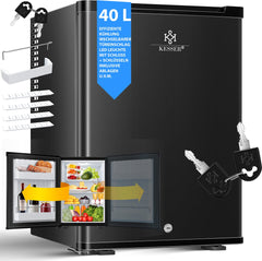 KESSER® Koelkast Tafelmodel - 40L - Mini Koelkast - Zwart
