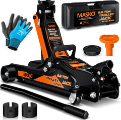 MASKO Hydraulische Autokrik - Garagekrik - 2.5 Ton - Oranje