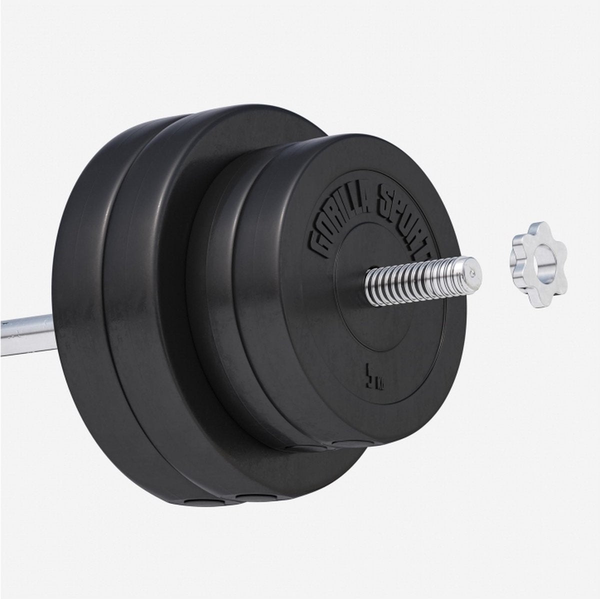 Halterschijven - Halter gewichten - 30 mm - 30 kg - Gorilla Sports®