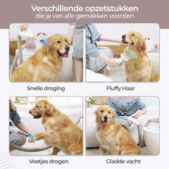 Hondenfohn - Professionele dierenfohn - Honden droger - Wit - Olvy Pets