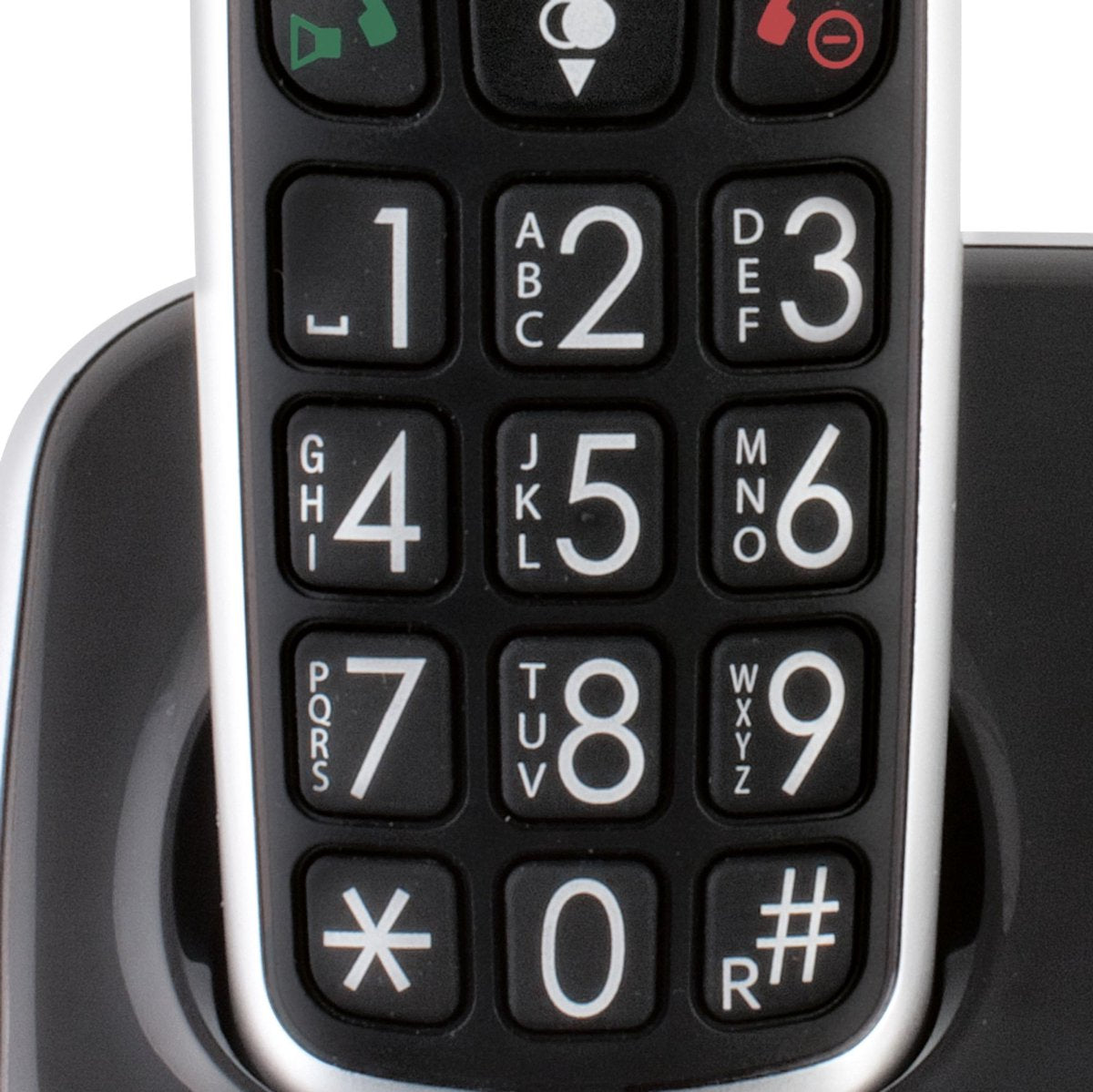 Huistelefoon senioren - Senioren telefoon - Vaste lijn - Zwart - Fysic FX-6000 •