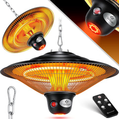 KESSER® Terrasverwarmer - Infrarood Verwarming - 1500W - Zwart