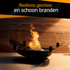 Sfeerhaard - Tafelhaard - Binnen & Buiten - Bio Ethanol - 32CM - Fiérza