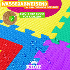 KIDIZ® 86-Delige Puzzelmat - Speeltapijt - Kindertapijt - Gekleurd