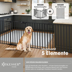 KESSER® Traphekje - Veiligheidshekje - 300cm - Zwart
