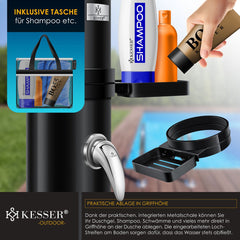 KESSER® Buitendouche - Tuindouche - Solar - 20L - Zwart