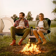 Campingstoel - Visstoel - Vouwstoel - Khaki - Hauki®