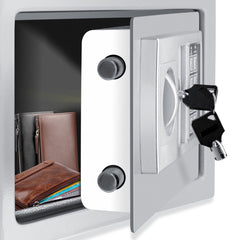 KESSER® Elektronische Kluis met cijferslot - 31x20x20cm - Zilver