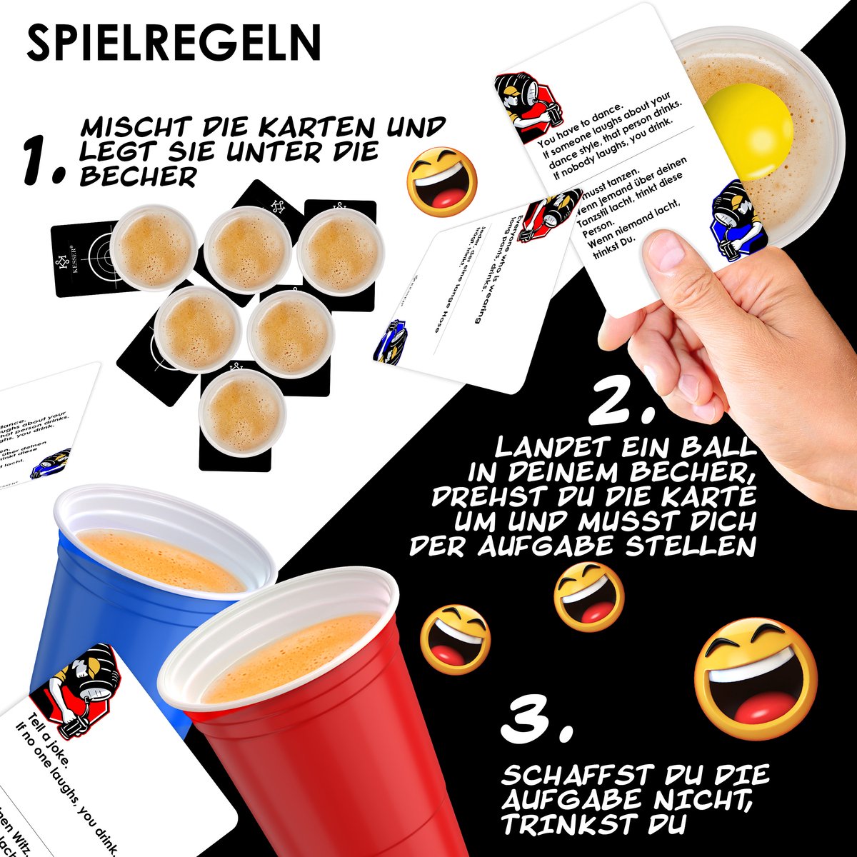 KESSER® Beerpong Tafel - Bierpong Tafel - Verstelbaar - Opvouwbaar
