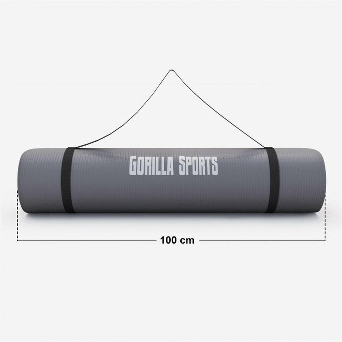Yoga mat - Fitness mat - Sport mat - Anti slip - Extra dik - Grijs