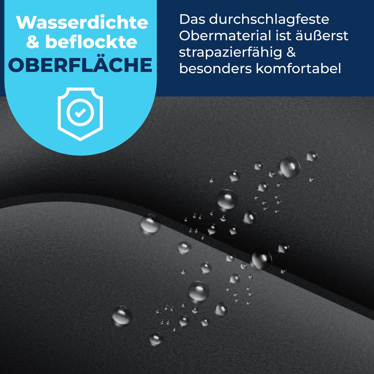 Luchtbed - 1 Persoons - Luchtmatras met pomp - Opblaasbed - Zwart - KESSER® •