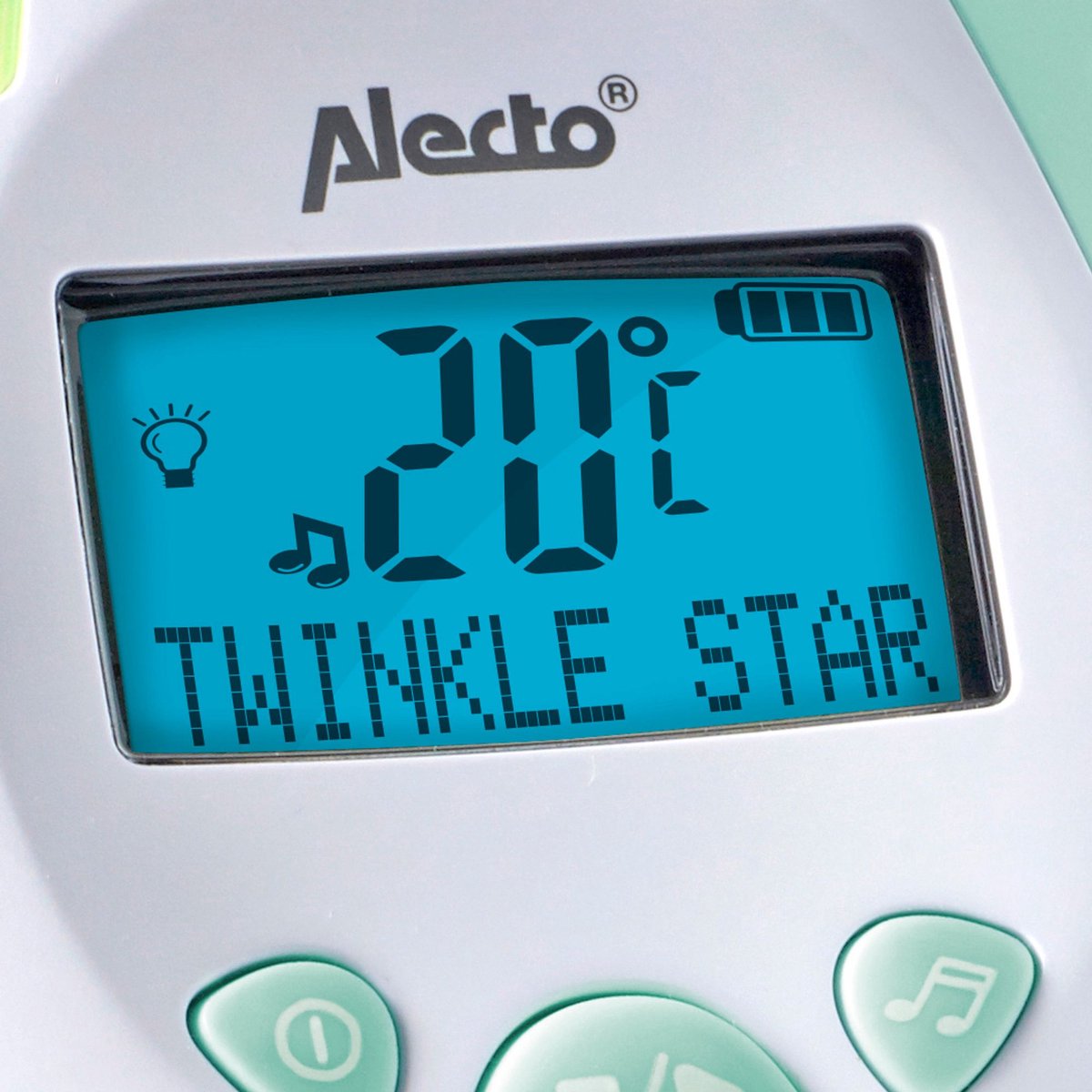 Alecto DBX-88MT - DECT Babyfoon met Display - Mintgroen