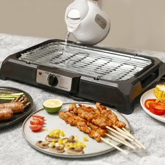 Grillplaat - Teppanyaki Bakplaat - Tafelgrill - Gourmetstel - 2000W - Zwart - Aigostar