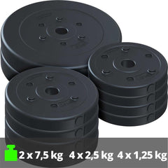 Halterschijven - Halter gewichten - 30 mm - 30kg kg - ScSPORTS®