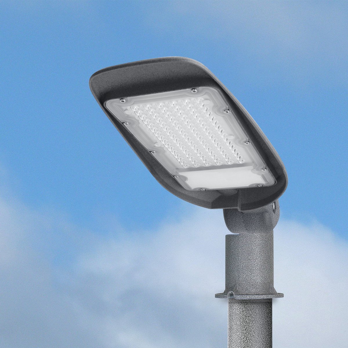 Aigostar - LED Straatlamp IP65 - 30W 2550 Lumen - 6500K daglicht wit