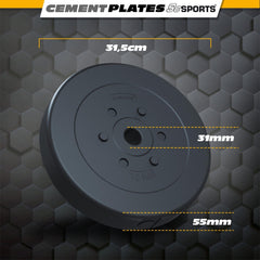 Halterschijven - Halter gewichten - 30 mm - Set - 30kg - ScSPORTS®