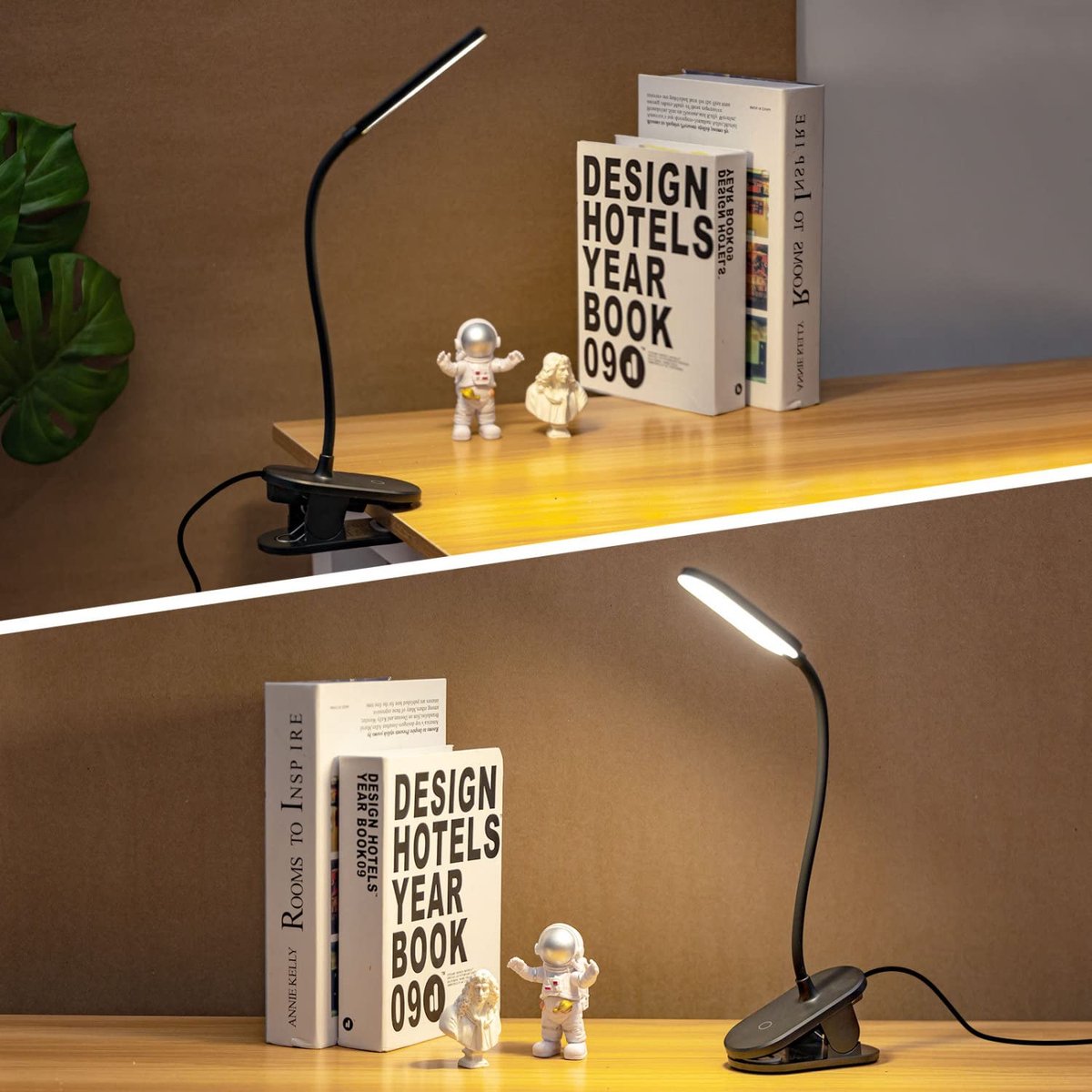 Aigostar Bureaulamp - LED Dimbaar - Leeslamp - Zwart