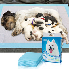 100 Puppy training Pads - 80x90cm - Zindelijkheidstraining