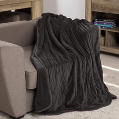 Elektrische deken - Warmtedeken - 1 persoons - 130x102 cm - Antraciet - Sinnlein®
