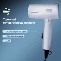 Fohn - Haardroger - Inklapbare Föhn - 1200W - Wit - Aigostar