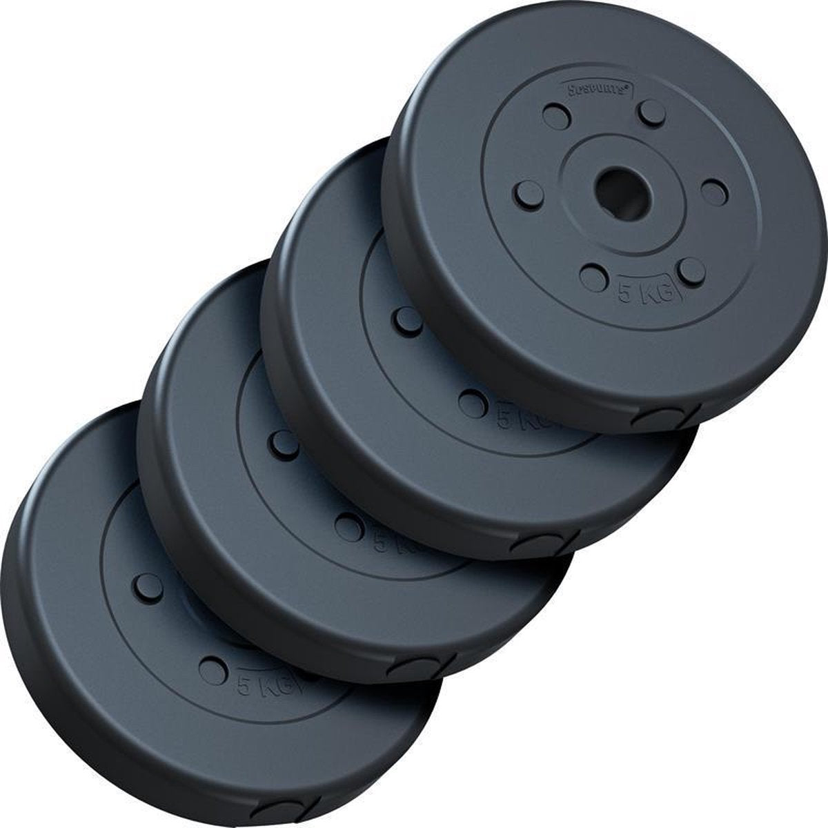 Halterschijven - Halter gewichten - 30 mm - 4x5 kg - ScSPORTS®