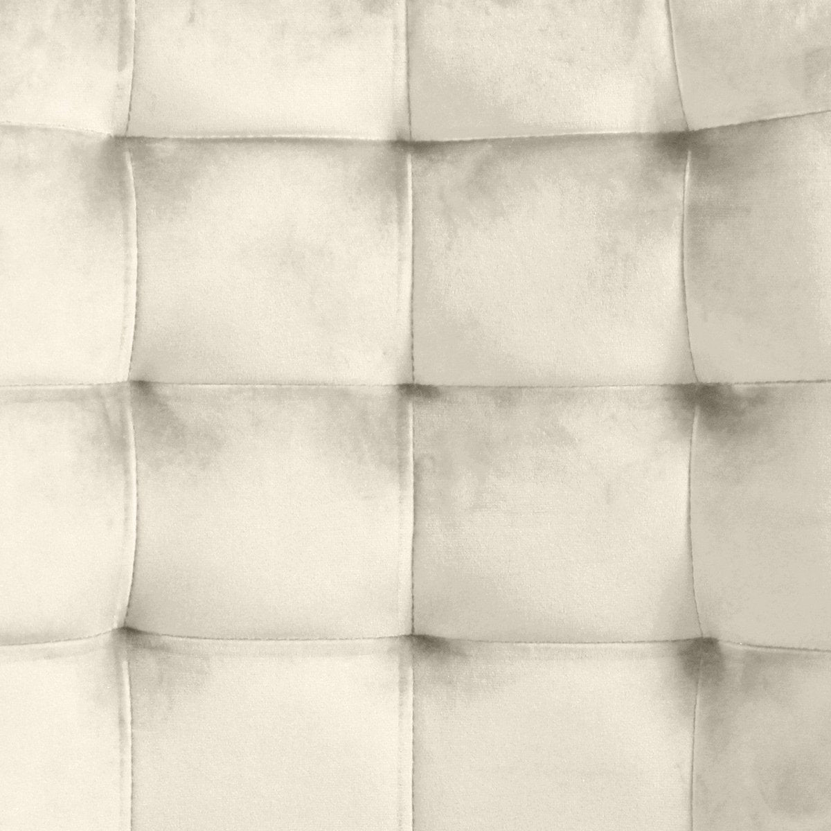 Eetkamerstoelen - Set van 2 - Fluweel - Creme - MIADOMODO®