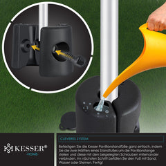 KESSER® Gewichten voor Partytent en Paviljoen - Set van 4 - Zwart