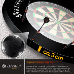 Dartbord Surround Ring - Dartbord bescherm ring - Zwart - KESSER®