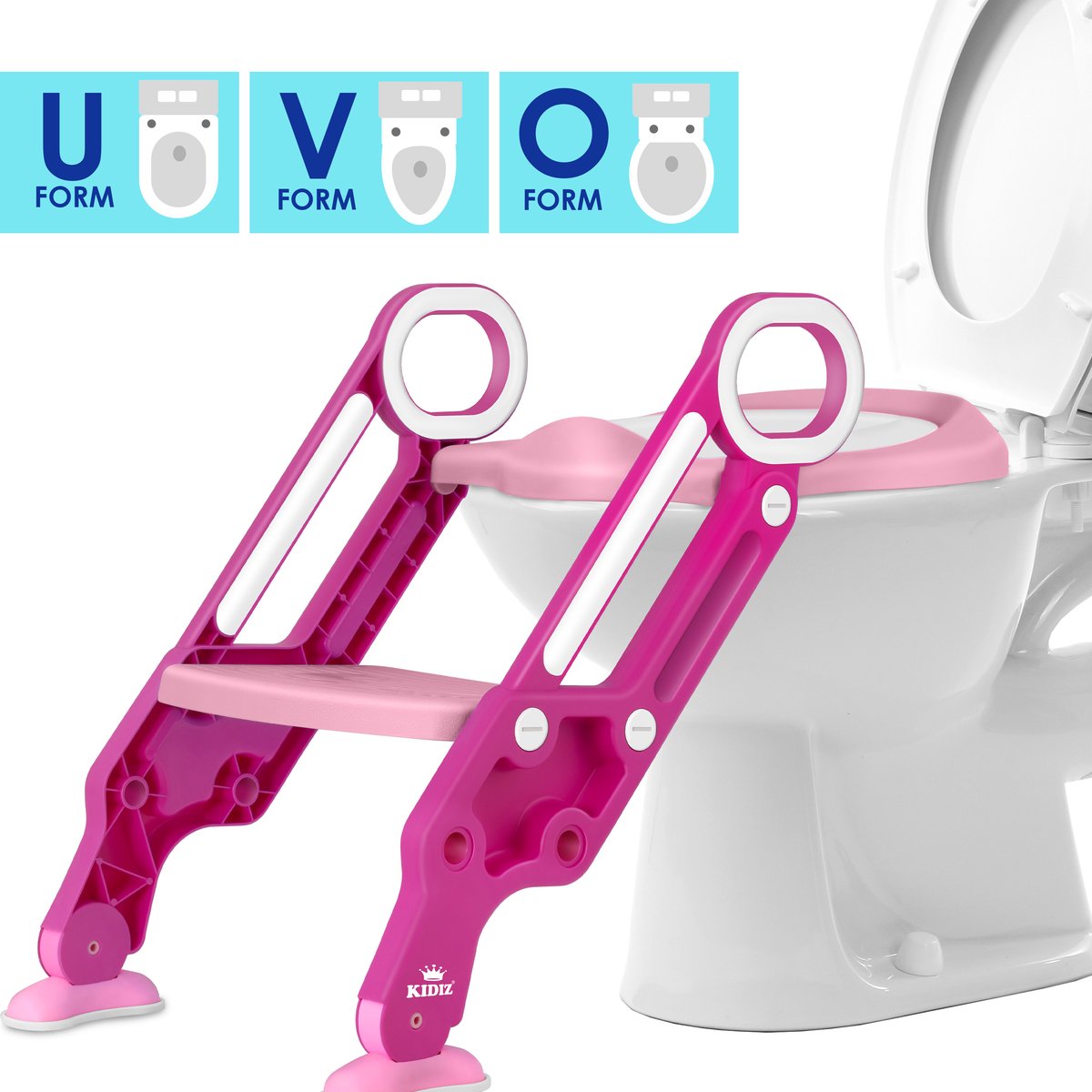 KIDIZ® WC Verkleiner - Potje Peuter - Toilettrainer - Roze