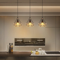 Hanglamp Industrieel - Hanglampen - Eetkamer - Woonkamer - Zwart - Aigostar