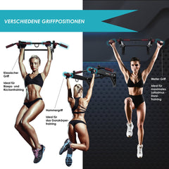 KESSER® Pull up bar - Optrekstang - Wandmontage - Rood