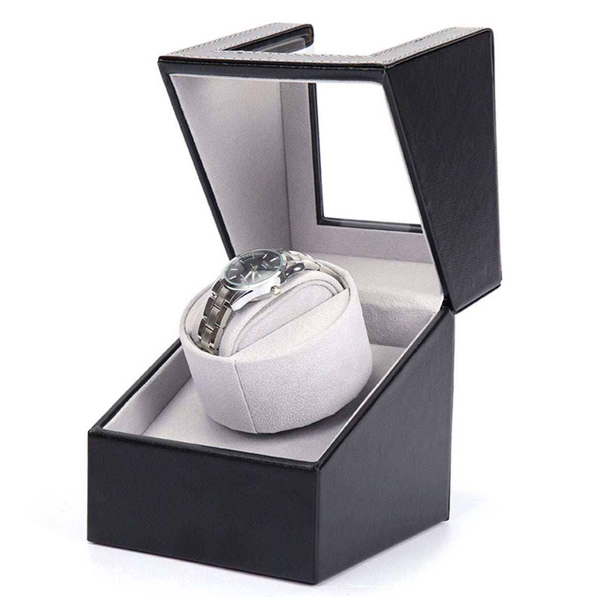 Watchwinder - Horloge doos - Horloge winder - Zwart - Olvy