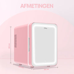 Mini koelkast - Skincare Fridge - Frigobox - 4 Liter - Roze - Olvy