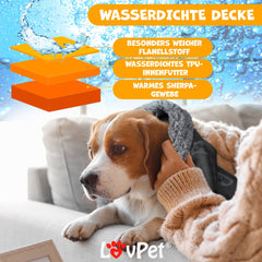 LOVPET® XXL Hondendeken  - Waterdicht  - 152x203cm - Zwart