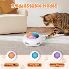 Kattenspeeltje – Dierenspeelgoed - Wit - Nobleza