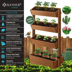 KESSER® Verticale Plantenbakken - Kweekbak - Plantenbak - Bruin