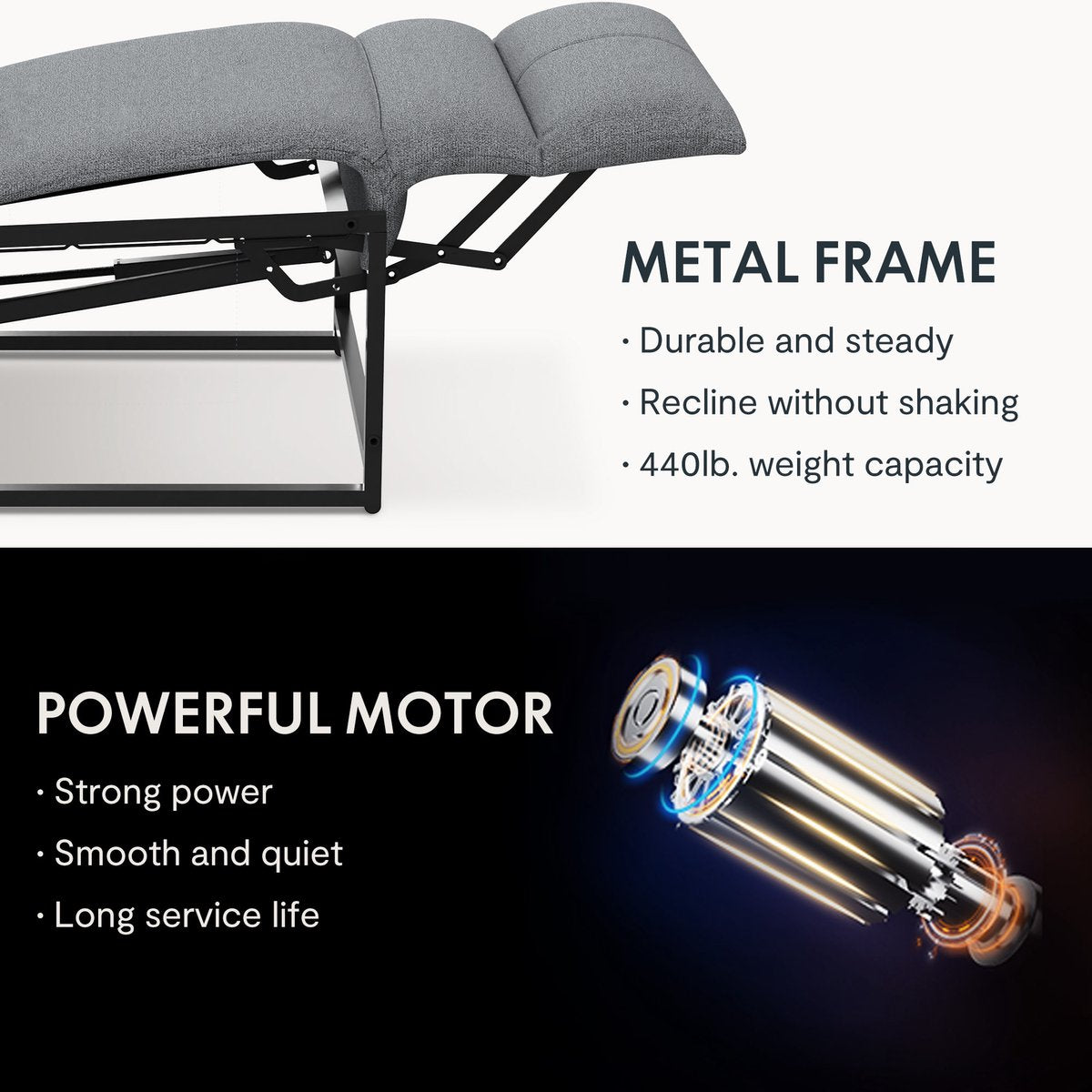 Fauteuil met armleuning - Relaxfauteuil - Relaxstoel - Elektrisch - Dronkergrijs - X1DG-EUV1 - FLEXISPOT