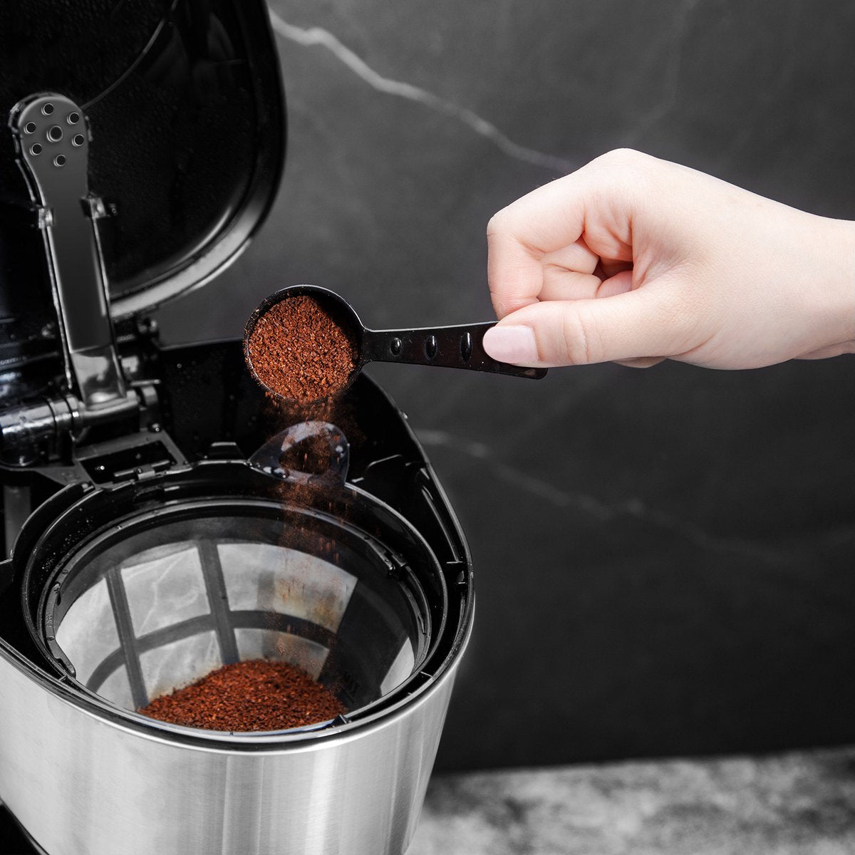 Koffiezetapparaat - filterkoffie - met thermoskan - RVS