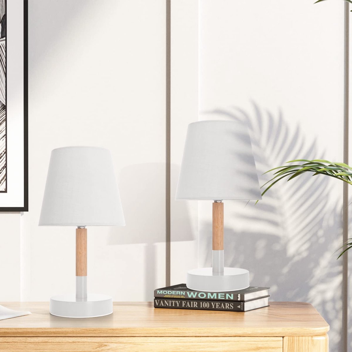 Aigostar Nachtlampje - Bedlamp - Tafellamp - E14 - 2 stuks