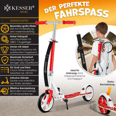 Kinderstep - Verstelbaar - Vouwbaar - Rood - KESSER®
