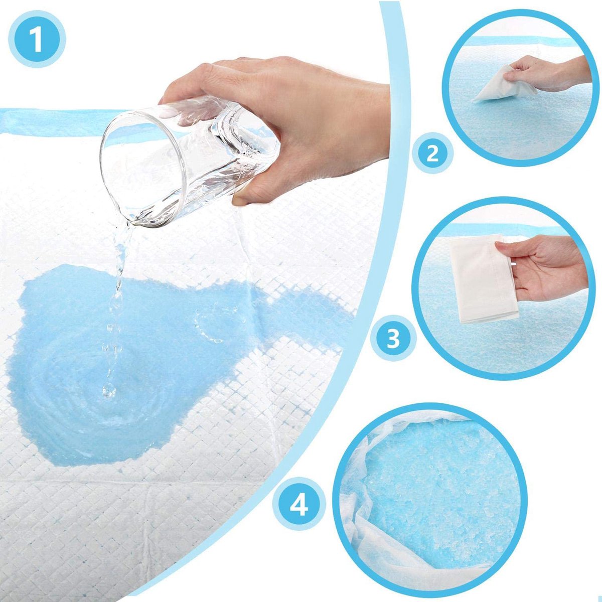 100 Puppy training Pads - 80x90cm - Zindelijkheidstraining