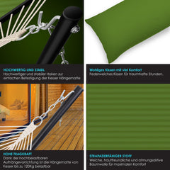 KESSER® Hangmat - Voor 2 personen - Tot 200kg - Khaki