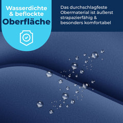 Luchtbed - 2 Persoons - Luchtmatras met pomp - Opblaasbed - Blauw - KESSER®