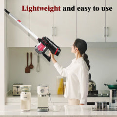 Aigostar Steelstofzuiger Bedraad - 15kPa - 600W - Rood/Zwart