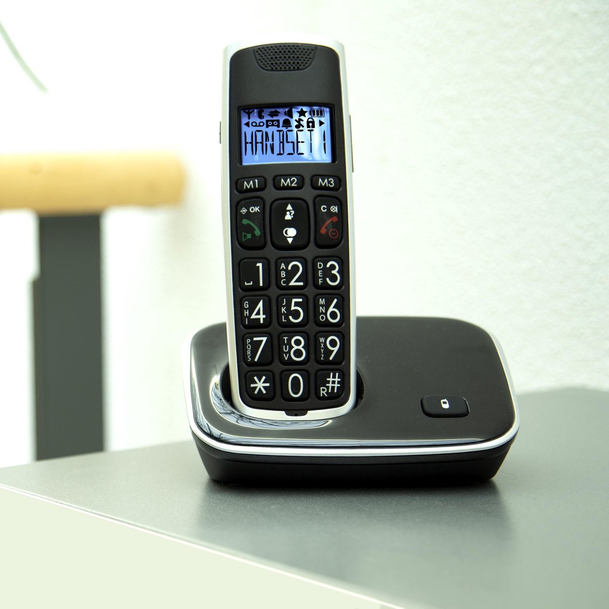 Profoon PDX-2728 Big Button DECT Telefoon, 2 stuks - groot verlicht display en groot toetsenbord •