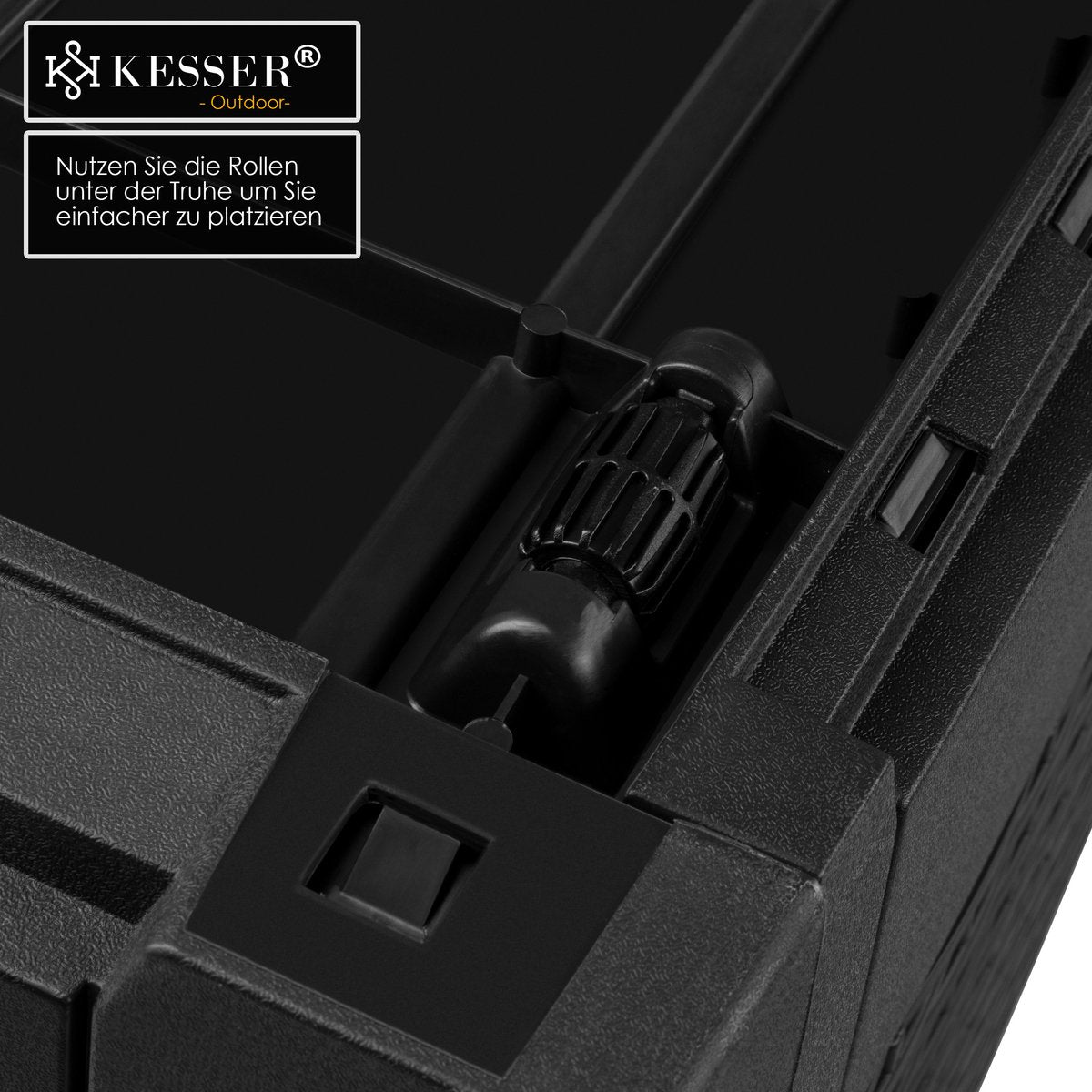 KESSER® Opbergbox 310L - Inklapbaare - Tuinkist - Antraciet •